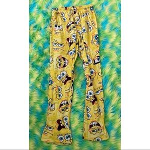 Super cute Spongebob pajama bottoms!